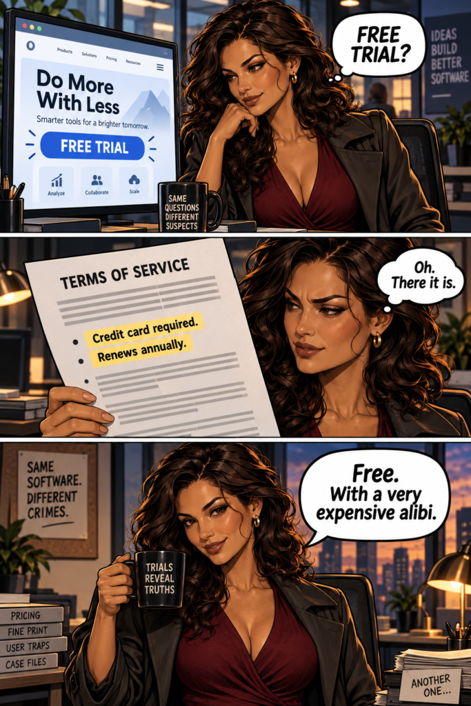 The SaaS Sleuth follows a free-trial offer into the fine print.